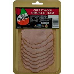 San Marino Cherrywood Smoked Ham  100g