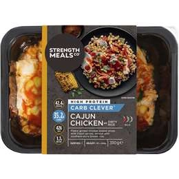 Strength Meals Co High Protein Cajun Chicken  350g