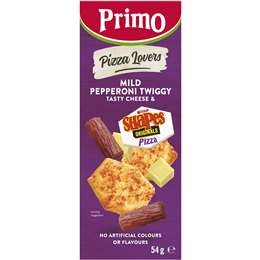 Primo Trios Arnotts Pizza Shapes & Pepperoni 54g