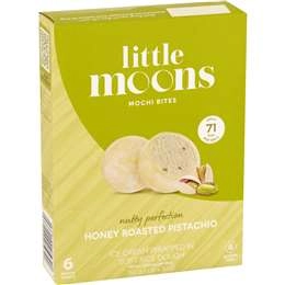 Little Moons Honey Roasted Pistachio Mochi Bites 6 Pack