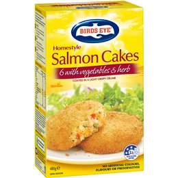 Birds Eye Fish Cakes Salmon With Vegetables & Herbs 480g