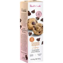 Health Lab Cookie Dough Vibes Custard Filled Balls 4 Pack