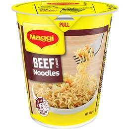 Maggi Beef Flavour Cup Instant Noodles 58g