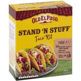 Old El Paso Stand 'n Stuff Taco Kit Mexican Style 295g