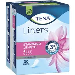 Tena Active Panty Liners Odour Control 30 Pack