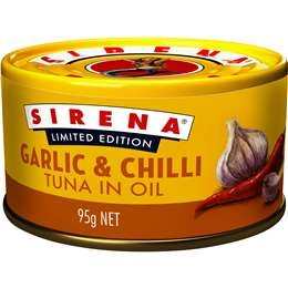 Sirena Tuna Garlic & Chilli In Oil 95g
