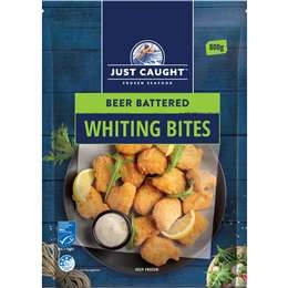 Just Caught Beer Battered Whiting Bites  800g