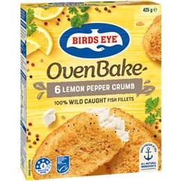 Birds Eye Oven Bake Crumbed Lemon Pepper 425g