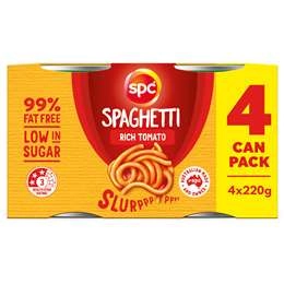 Spc Spaghetti Rich Tomato  4 X 220g