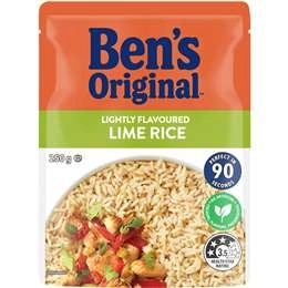 Ben's Original Lightly Flavoured Lime Rice  250g