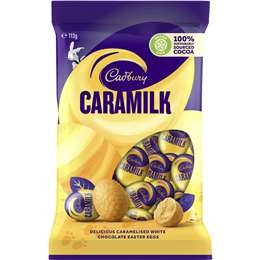 Cadbury Caramilk Easter Chocolate Egg Bag 113g