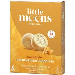 Little Moons Golden Blond Chocolate Mochi Bites 6 Pack