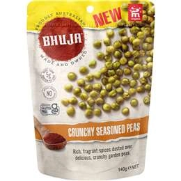 Bhuja Crunchy Seasoned Peas  140g