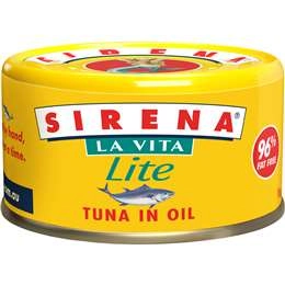 Sirena Tuna La Vita Lite In Oil 95g