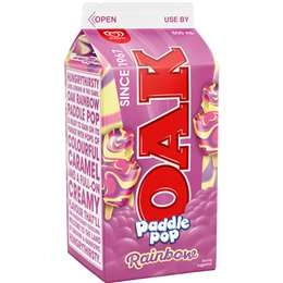 Oak Paddle Pop Rainbow Milk  600ml