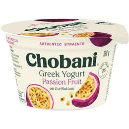 Chobani Greek Yogurt Passion Fruit 160g