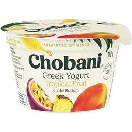 Chobani Greek Yogurt Tropical Fruit 160g