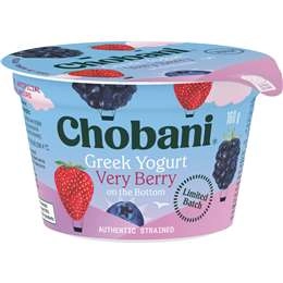 Chobani Greek Yogurt Very Berry 160g