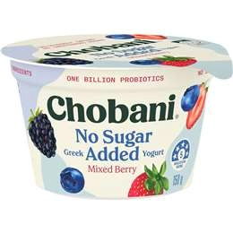 Chobani No Sugar Added Greek Yogurt Mixed Berry 150g
