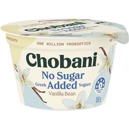 Chobani No Sugar Added Greek Yogurt Vanilla 150g