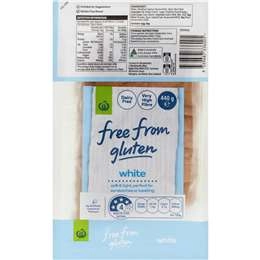 Woolworths Free From Gluten White Bread Loaf 440g