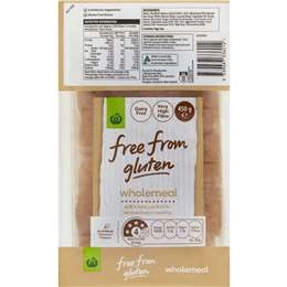 Woolworths Free From Gluten Wholemeal Bread Loaf 450g