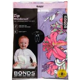 Bonds Zippy Wondersuit Size 3 Each