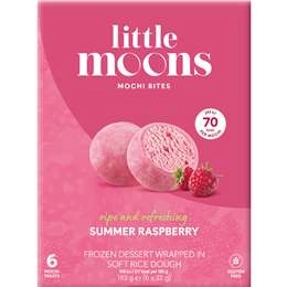 Little Moons Mochi Bites Summer Raspberry 6 Pack