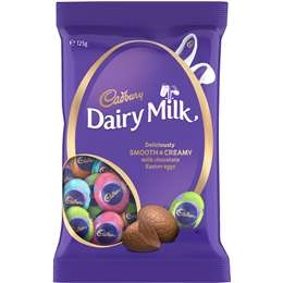 Cadbury Dairy Milk Eggs Bag 125g