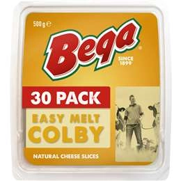 Bega Colby Slices 30 Pack
