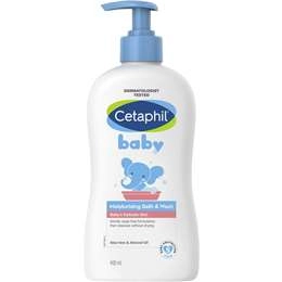 Cetaphil Baby Moisturising Bath & Wash Delicate Skin 400ml