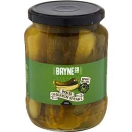 Bryne Co Pickled Gherkin Spears  680g