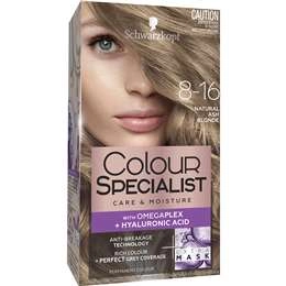 Schwarzkopf Colour Specialist Hair Colour 8-16 Natural Ash Blonde Each