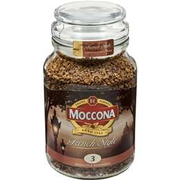 Moccona Freeze Dried Instant Coffee French Style 200g