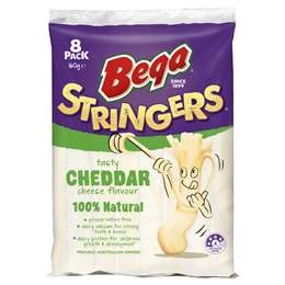 Bega Stringers Cheddar Cheese 8 Pack