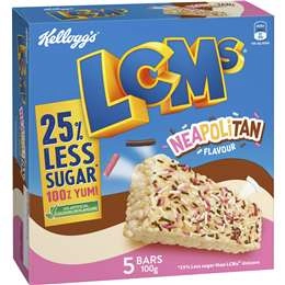 Kellogg's Lcm's 25% Less Sugar Neapolitan 5 Pack