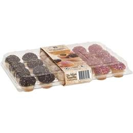 Woolworths Mini Iced Cupcakes With Sprinkles 24 Pack