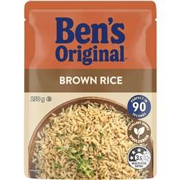 Ben's Original Brown Microwave Rice Pouch 250g