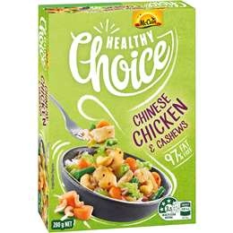 Mccain Healthy Choice Chinese Chicken Cashew Frozen Meal 280g
