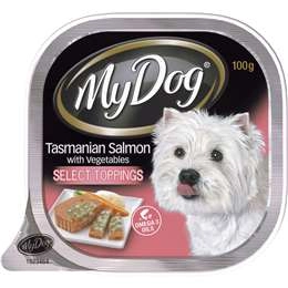 My Dog Tasmanian Salmon With Veges &toppings Wet Dog Food Tray 100g