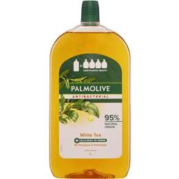 Palmolive Liquid Hand Wash Antibacterial White Tea Refill 1l
