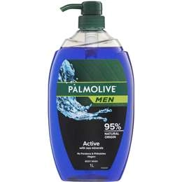 Palmolive Men's Body Wash Shower Gel Active 1l