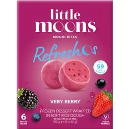 Little Moons Mochi Bites Very Berry  6 Pack