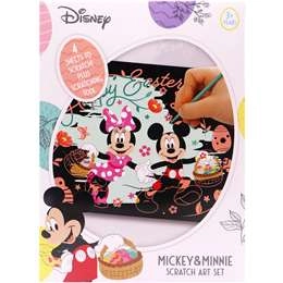 Disney Easter Scratch Art Set Mickey & Minnie Each