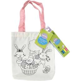 Easter Colouring-in Tote Bag With Felt Pens Each