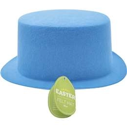 Easter Felt Hat Blue  Each