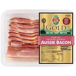 Bertocchi Gold Streaky Hickory Smoked Aussie Bacon 300g