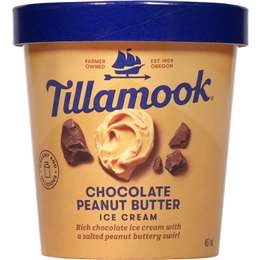  Tillamook Chocolate Peanut Butter Ice Cream 457ml