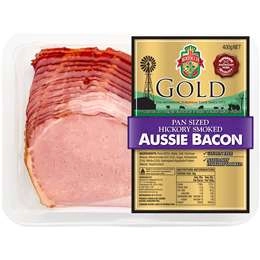 Bertocchi Gold Pan Sized Hickory Smoked Aussie Bacon 400g