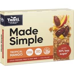 Tasti Made Simple Bar Tropical Mango 150g